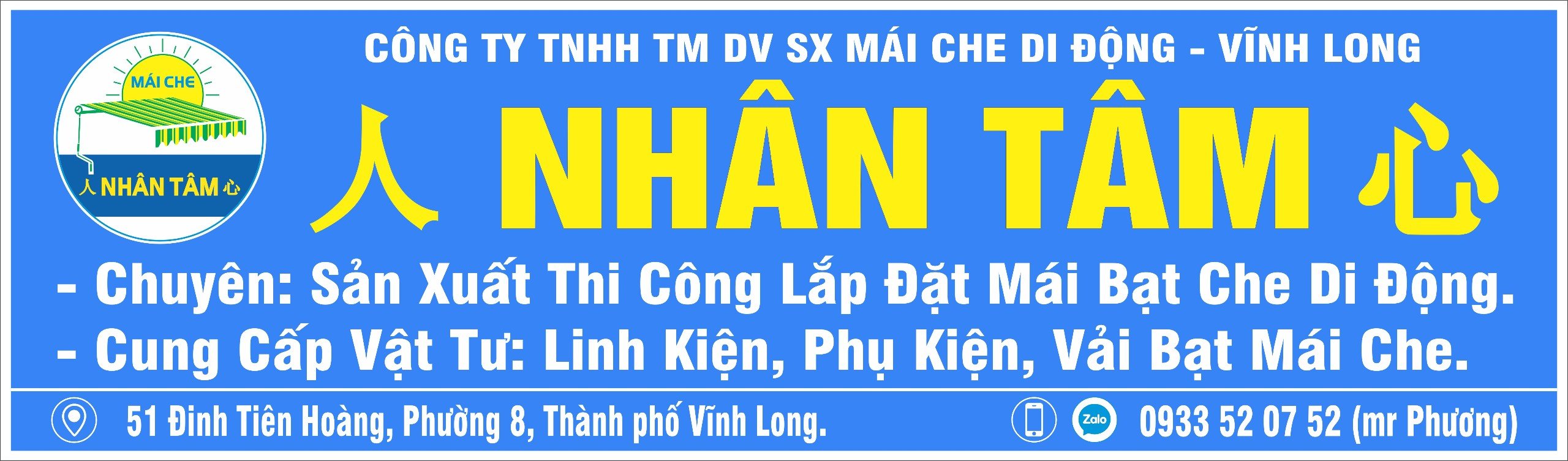 Mái che Long An Nhân Tâm