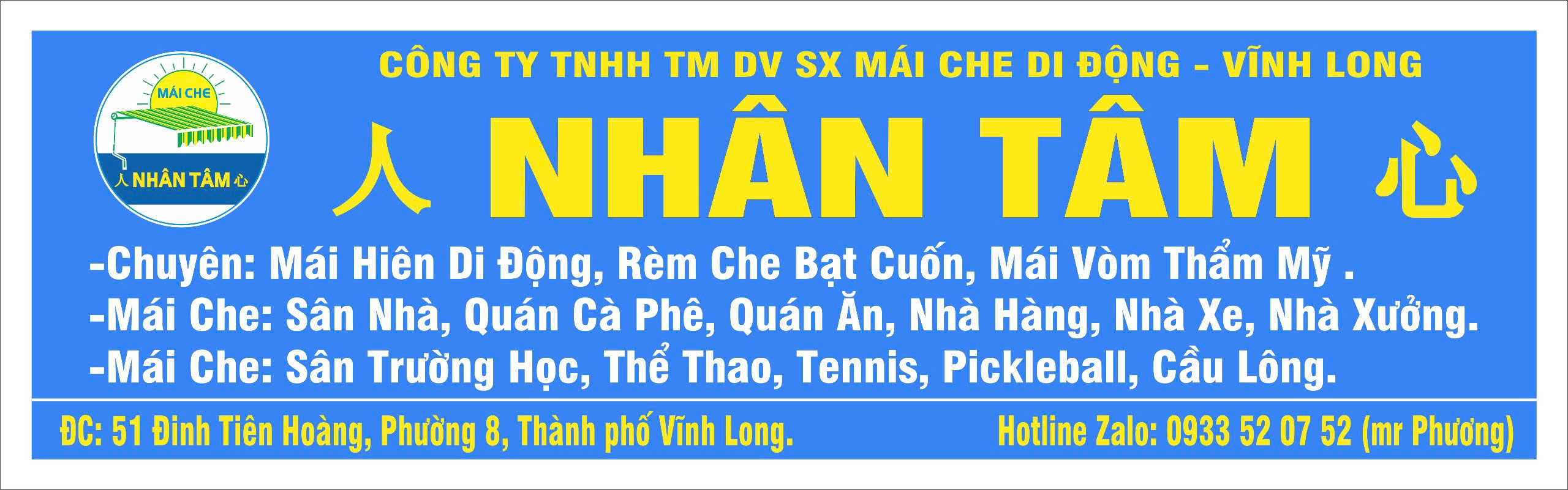 Mái che Long An Nhân Tâm